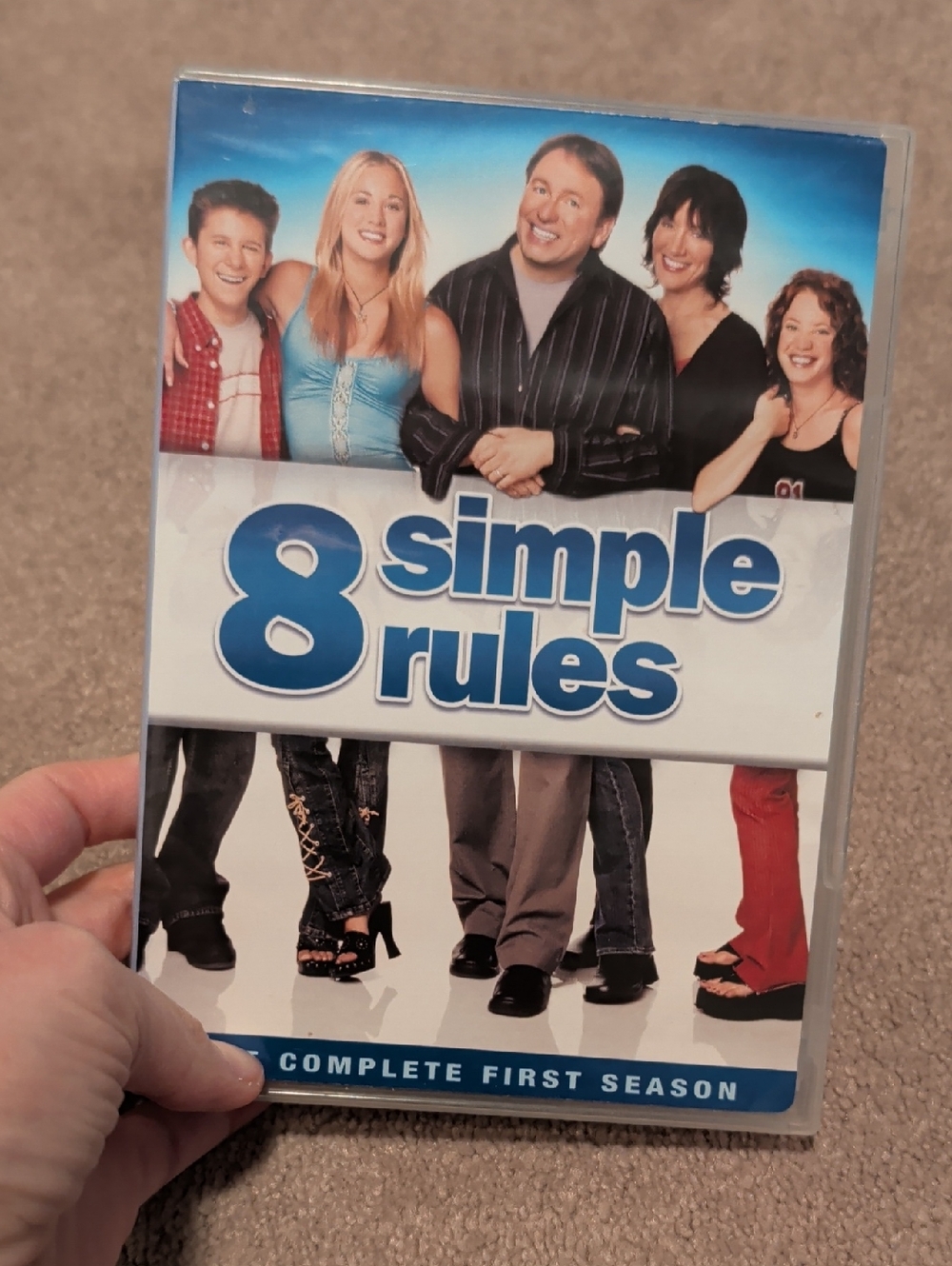 8 Simple Rules Complete First Season DVD - Blue & White Cover